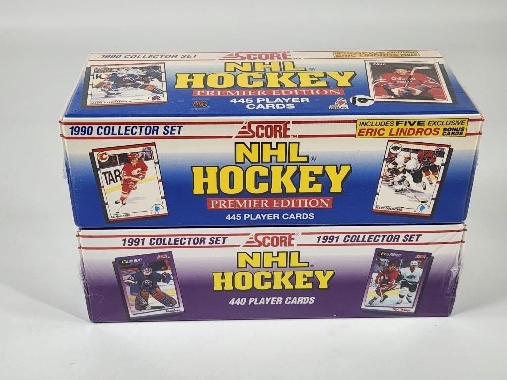 1990-91 SCORE NHL HOCKEY SETS SEALED