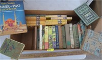 Old books, Tom Swift, Black Beauty, Peter Rabbit