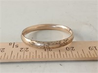 antique JFSS gold filled bangle bracelet
