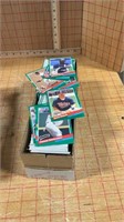 Box of baseball cards