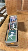 Box of baseball cards