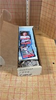 Box of baseball cards