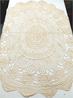 Lace tablecloth round @ 35" diameter