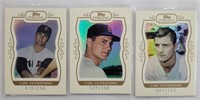 3 2008 Topps Sterling Carl Yastrzemski Cards