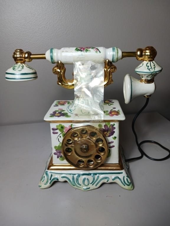 RARE - 1969 CeSare French Telephone Hand-Painted