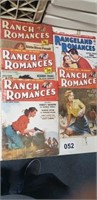 (5) RANCH ROMANCES BOOKS