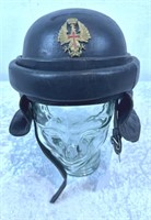 Spanish WWII Leather Tankers Helmet