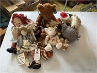 Variety of Stuffed Teddy Bears