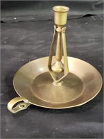 VTG Brass Ship Pendulum Candle Holder