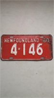 1960 NF license plate