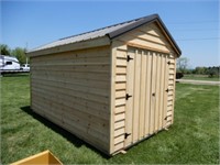 8' X 14' AMISH MADE SHED WITH METAL ROOF