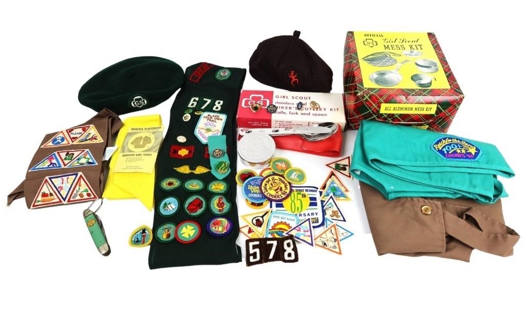 VINTAGE GIRLSCOUT ACCESSORIES AND MORE