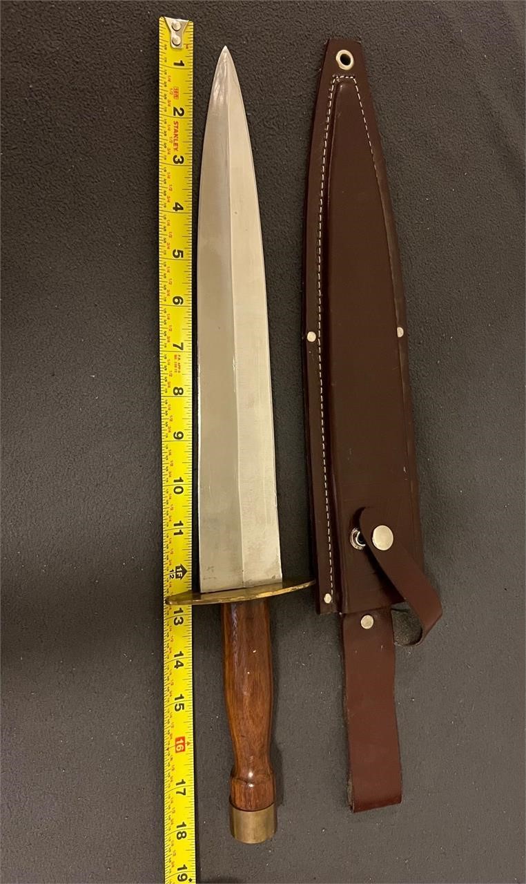 SURVIVAL DAGGER KNIFE W/CASE