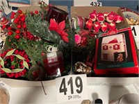 (2) Boxes of Christmas Décor (R4)