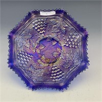 NW Electric Blue Grape & Cable Stippled Bowl