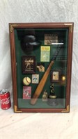 Framed baseball collectibles
