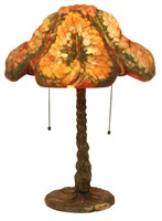 14 in. Pairpoint Puffy "Begonia" Table Lamp