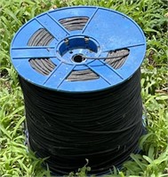 Spool of small rubber line