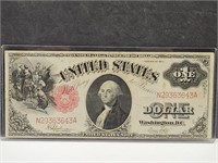 US 1917 Large Note $1 Currency Note Saddle Blanket
