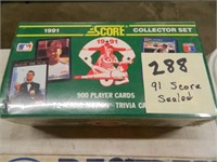 Sealed Box Of 1991 Score Baseball Cards