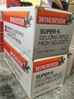 2 boxes of “WINCHESTER” super-x 22 long rifle