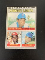 1970 Topps National League Strikeout Leaders Gibso