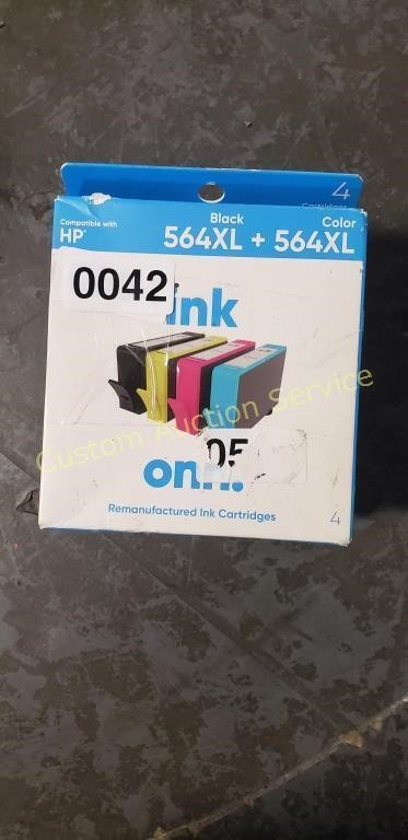 2 REMANUFACTURED INK CARTRIDGES BLACK