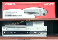 Magnavox VHS and DVD player/recorder