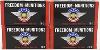 200 Rounds of Freedom Munitions 9mm Luger Ammo