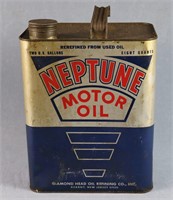 Vintage Neptune 2 Gallon Oil Can