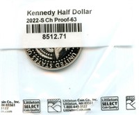 2022-S Proof Kennedy in Littleton Package