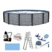 Affinity 18 ft. Round 52 in. D Pool Package