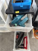 BLOWER, SANDER AND ASSORTED TOOLS