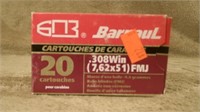 Rifle Cartridges .308 Win 145 Grain