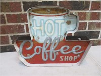 14x11" Lighted Coffee Shop Sign