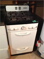 20" wide gas stove, you unhook