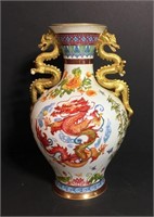 "Blessings of the Imperial Dragon" Vase