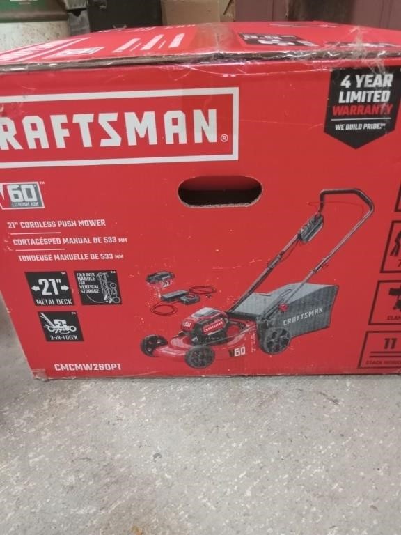 New in unopened box, craftsman battery, operated