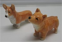 2 CORGI FIGURINES 1 ENGLAND 4"L NICE.