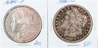 Coin 2 Morgan Silver Dollars 1880-P & 1881-O
