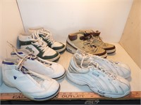 4 Pairs of Athletic Shoes - see Photos for Sizes