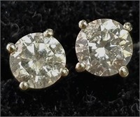 $1700 14K  0.62G Diamond (0.6Ct) Earrings