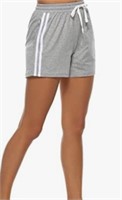 Woman's Sm Grey Jogging Shorts 

With Pockets &