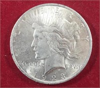 1922 S Peace Dollar VF