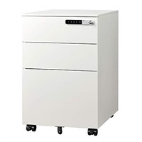 DEVAISE 3-Drawer Mobile File Cabinet with Smart Lo
