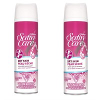 2Pcs Gillette Satin Care Dry Skin Shave Gel