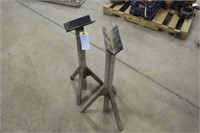 (2) Stainless Steel Stands