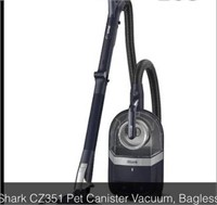 Shark® Pet Canister Vacuum, Bagless Corded (CZ351)