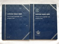 2 - 1941-1962 Lincoln Head Cent Books w/ Pennies