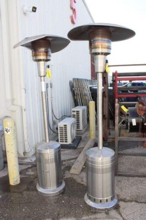 (2) Patio Propane Heaters